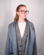 GIACCA LUNGA TIPO LANA COTTA  RASA TULIPANO