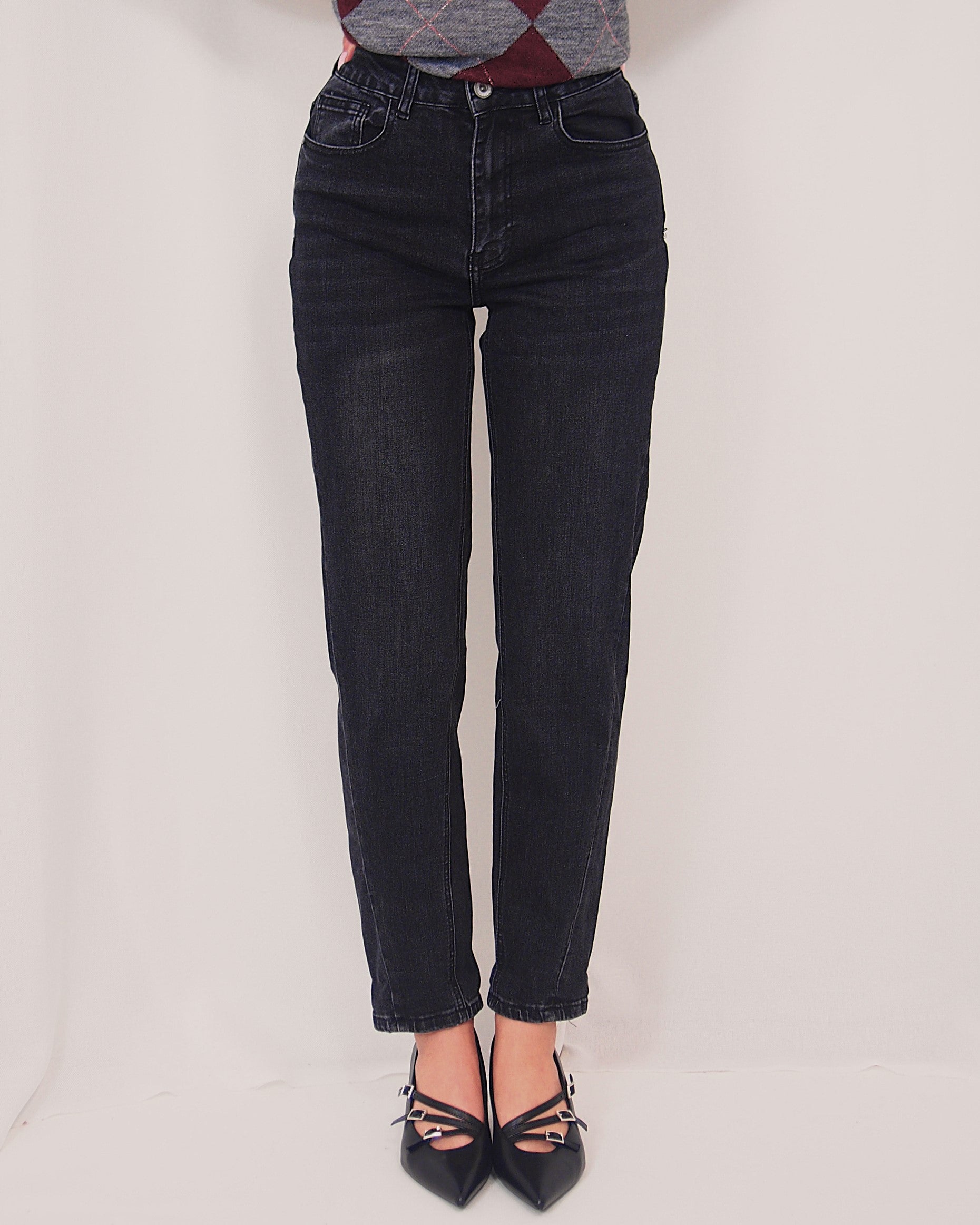JEANS BARREL BLU END BLAK