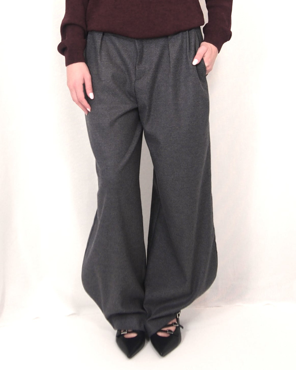 PANTALONE "BALLOON" AMBRA