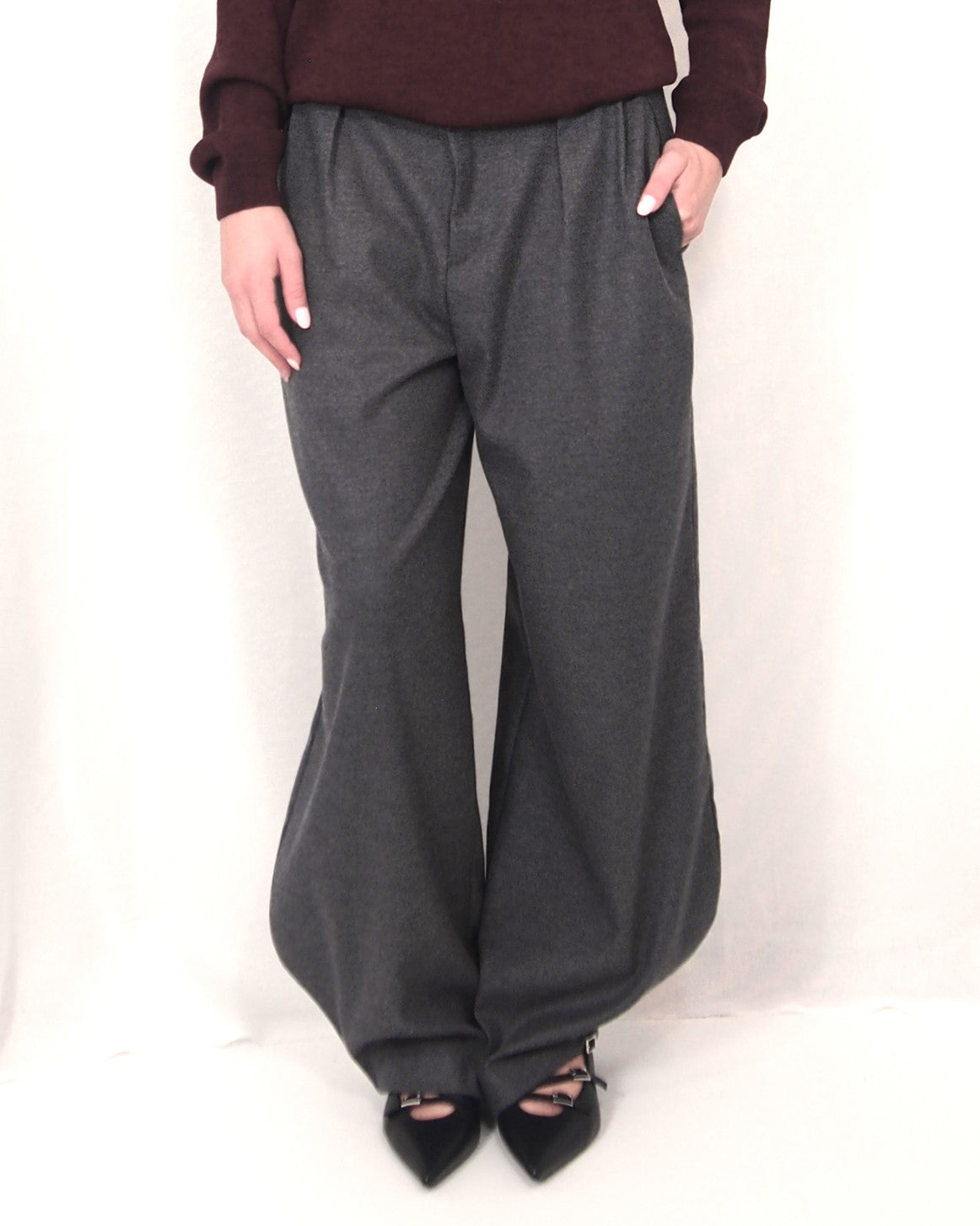 PANTALONE "BALLOON" AMBRA