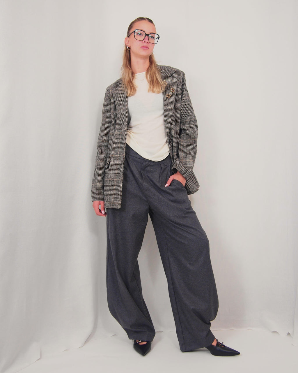 PANTALONE "BALLOON" AMBRA