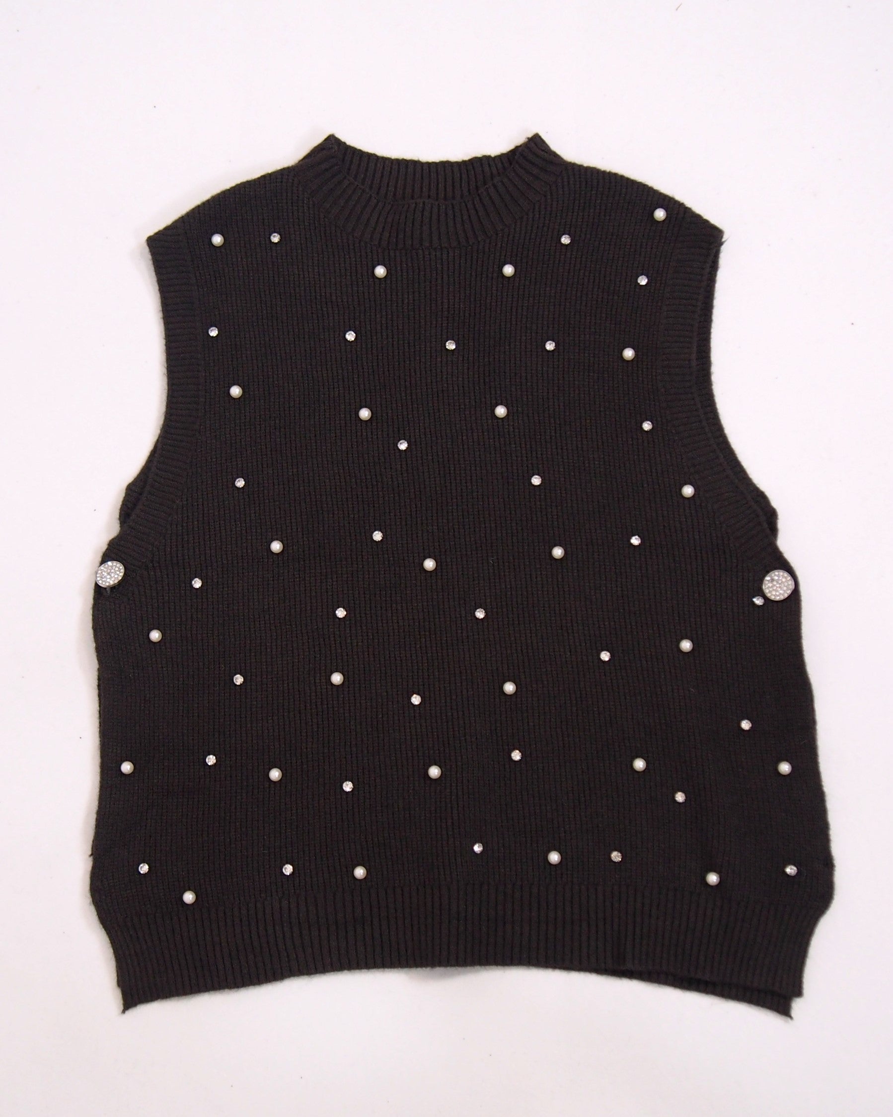 GILET IN MAGLIA DONNA CON APPLICAZIONI SUSY MIX