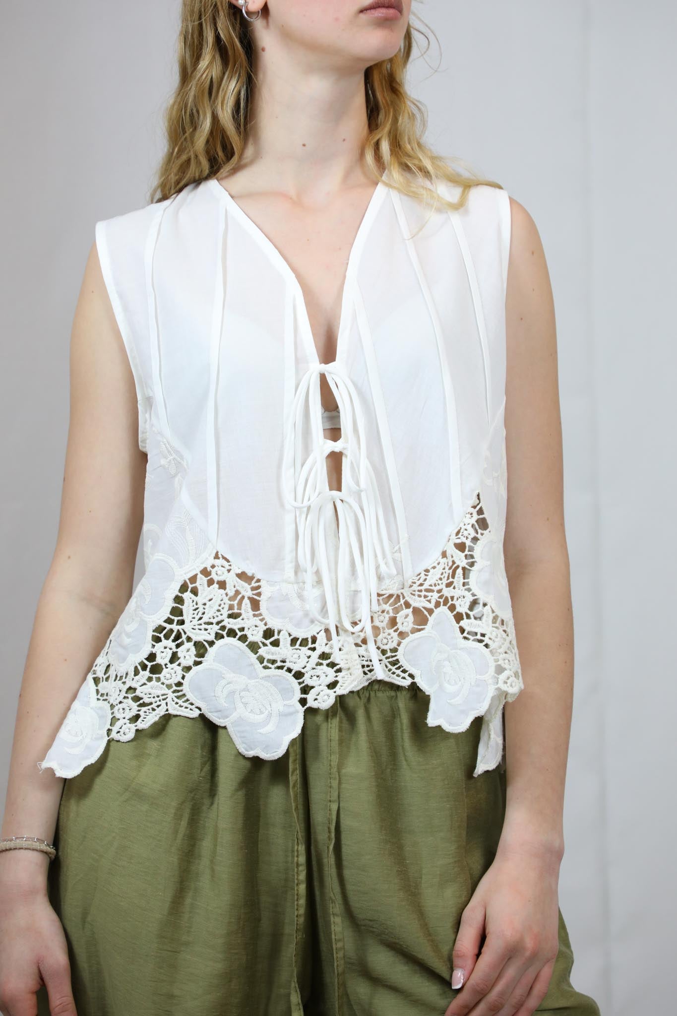 Gilet Ricamo