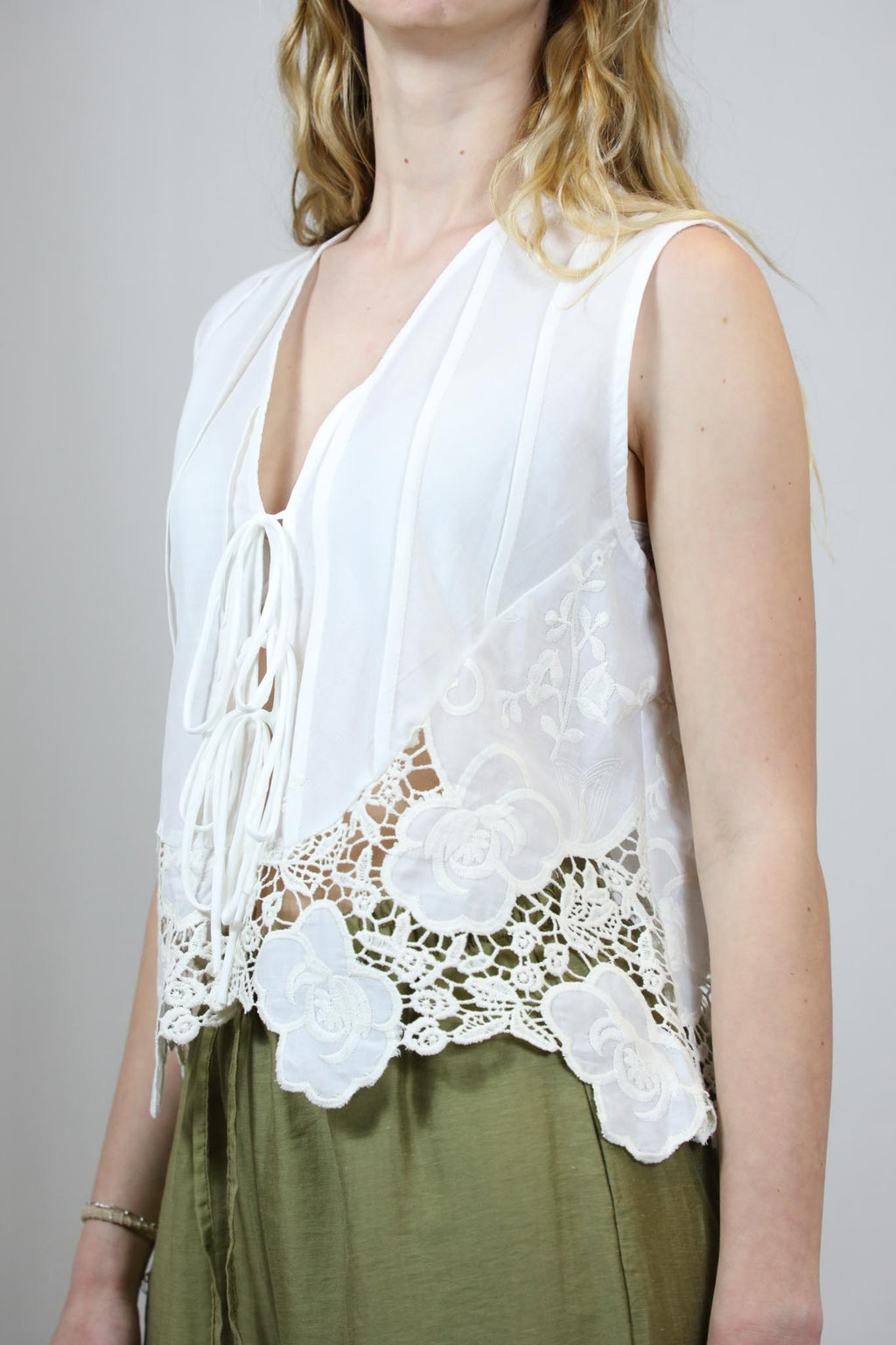 Gilet Ricamo