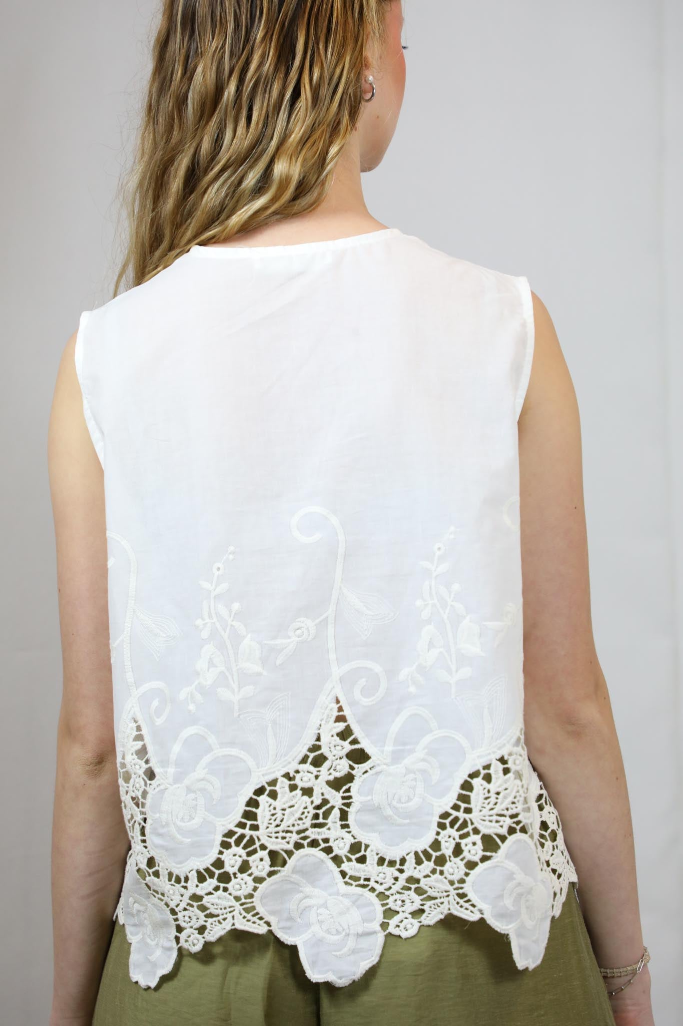 Gilet Ricamo