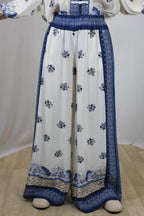 Pantalone Palazzo Motivo Floreale