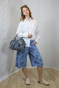 Jeans Bermuda Fiorato