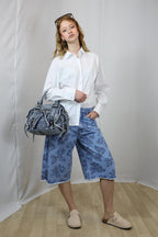 Jeans Bermuda Fiorato
