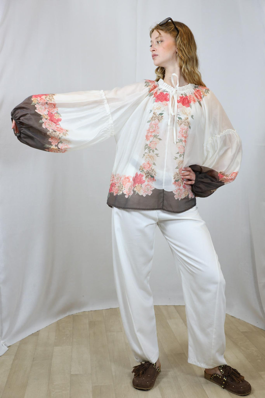 Camicia Fiori Rosa