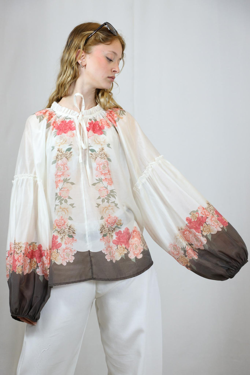 Camicia Fiori Rosa