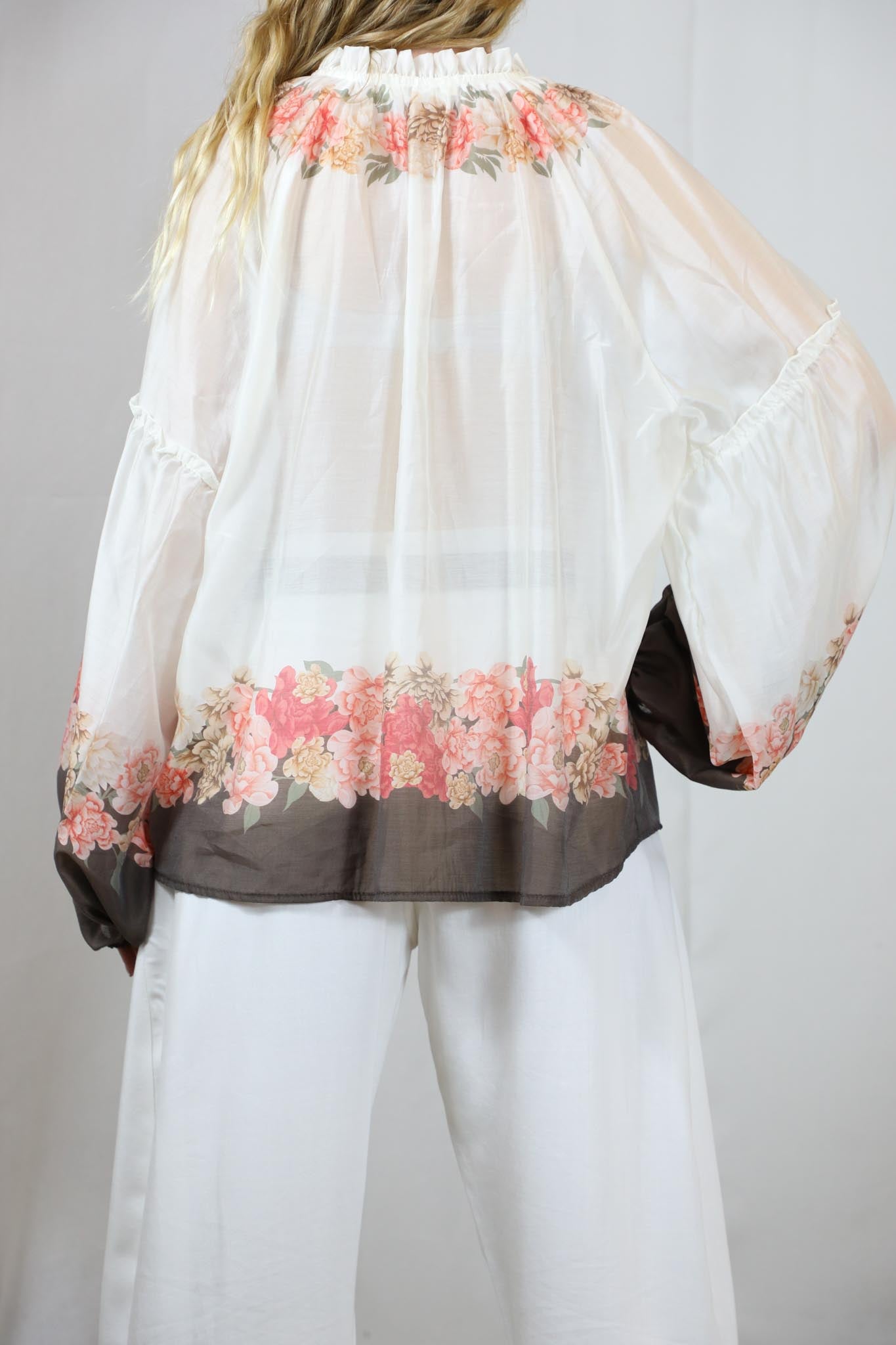 Camicia Fiori Rosa
