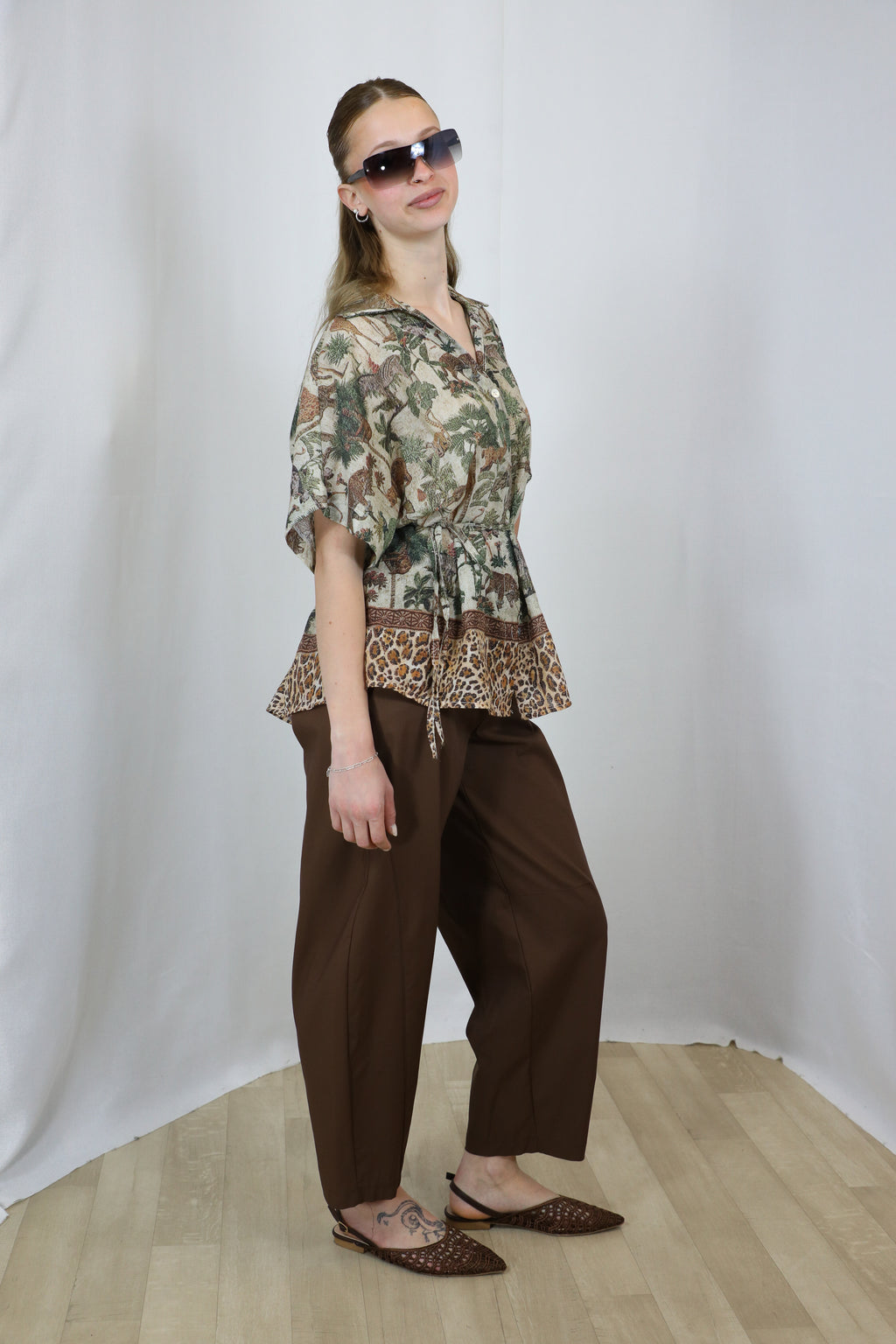 Camicia animalier