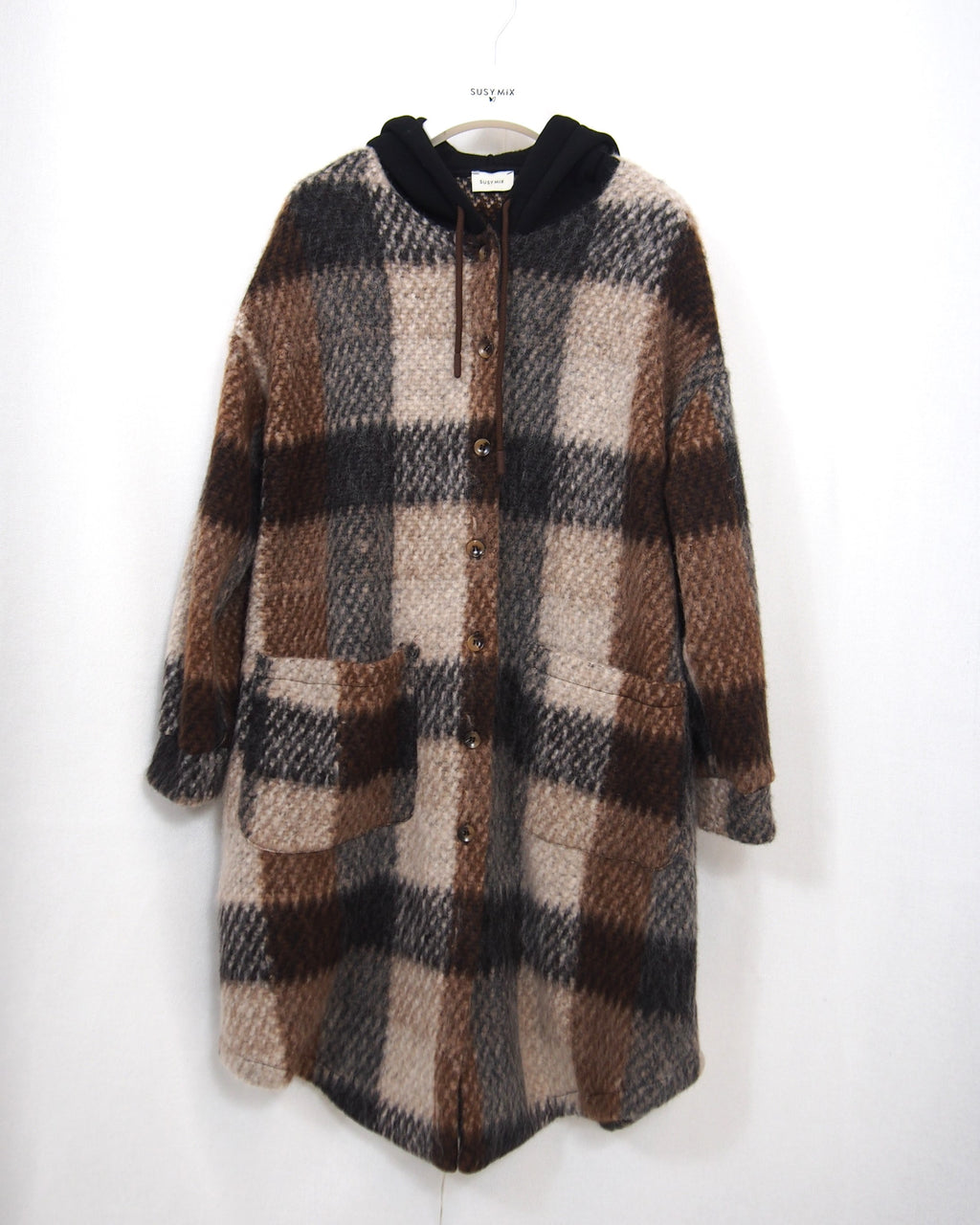 Giaccone in panno scozzese SUSY MIX