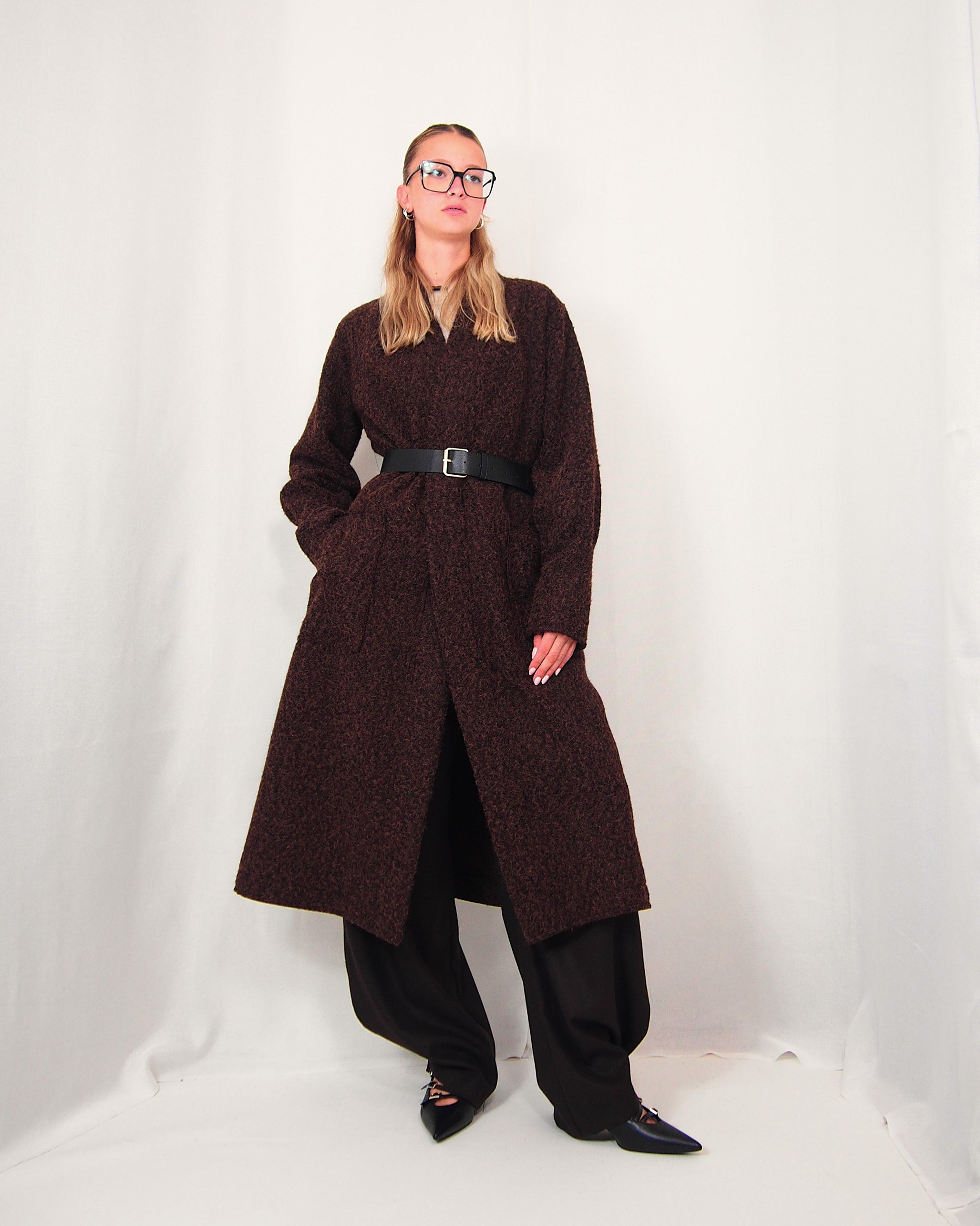 CAPPOTTO TIPO LANA COTTA  TOPAZIO