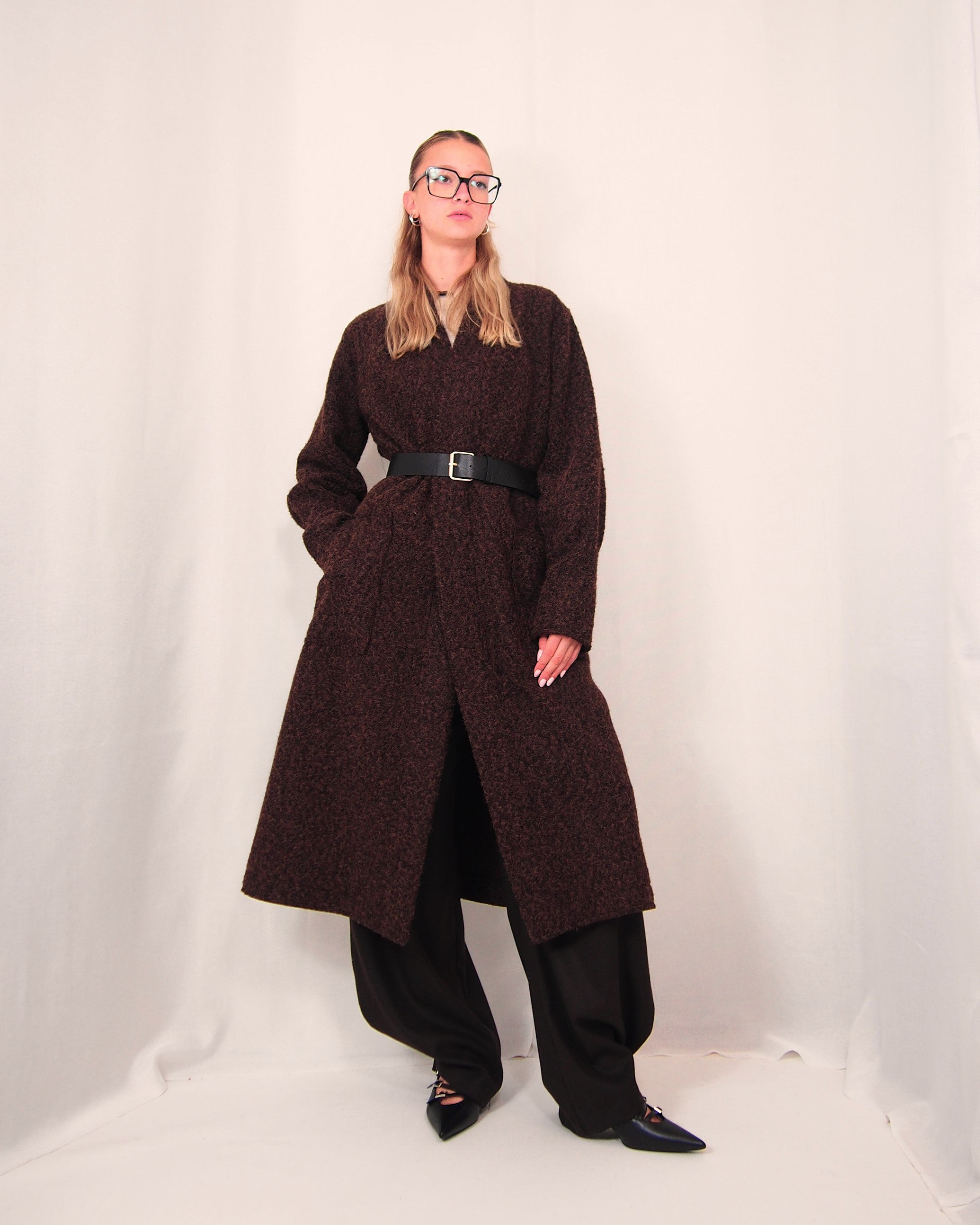 CAPPOTTO TIPO LANA COTTA  TOPAZIO