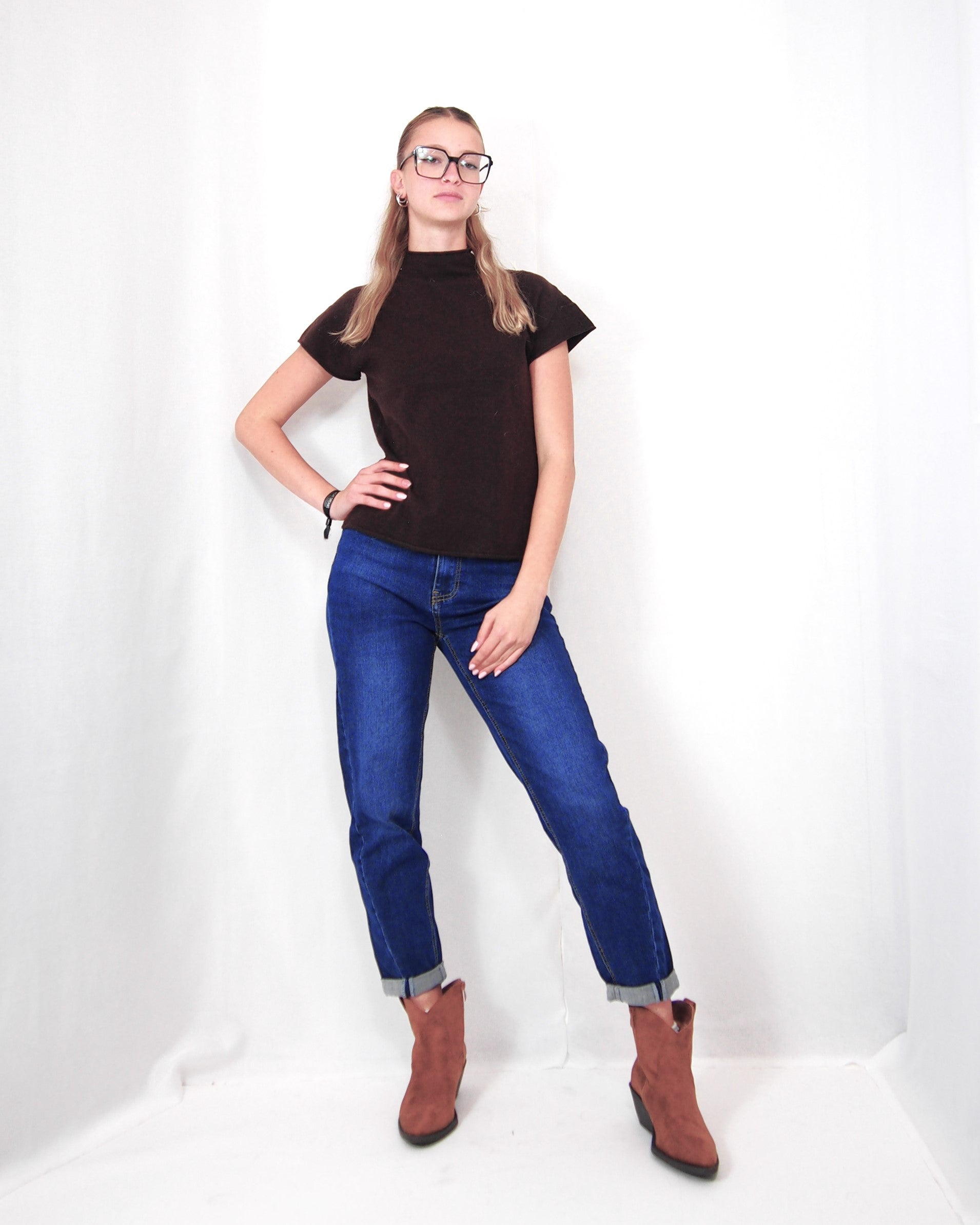 JEANS BARREL BLU END BLAK