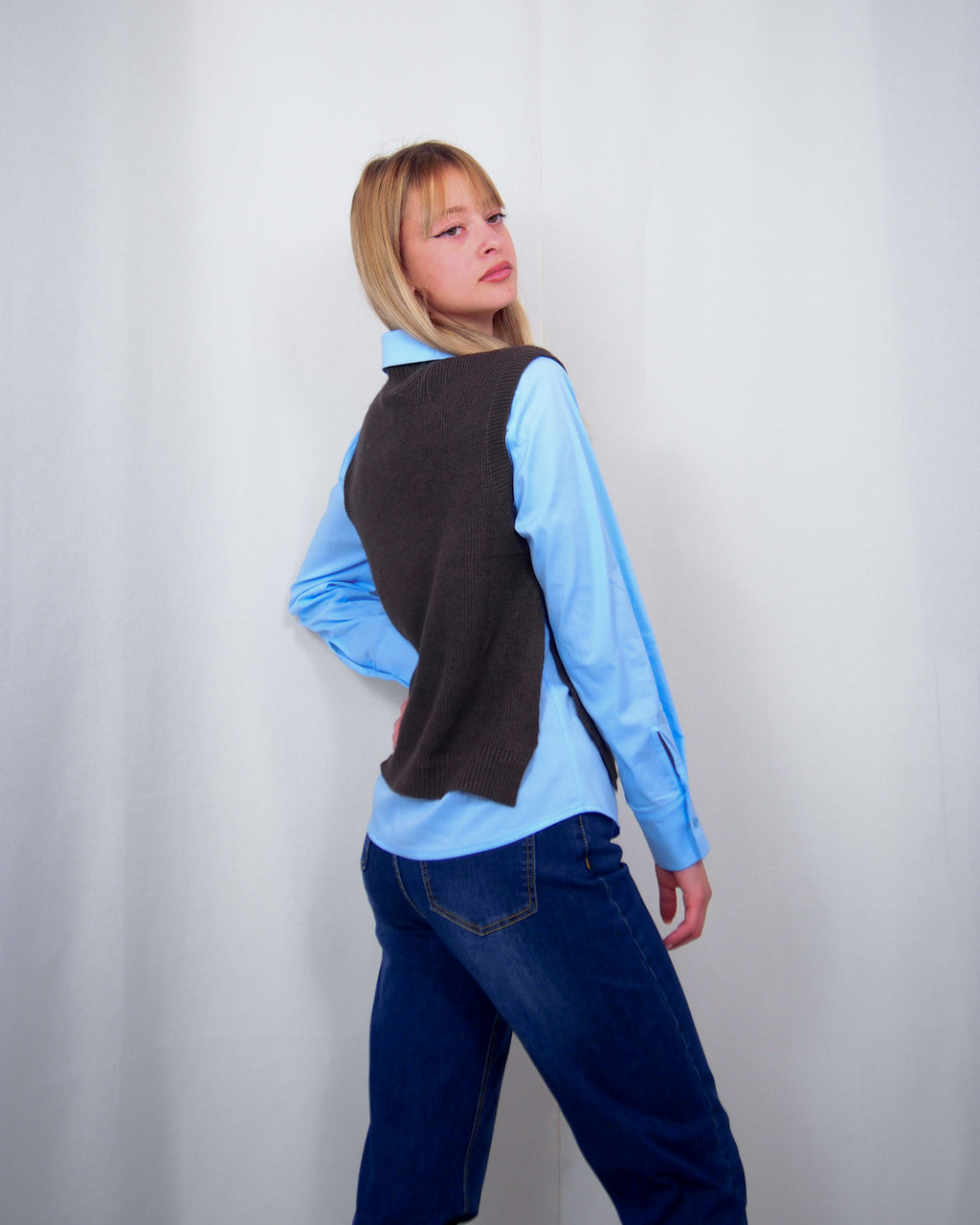 GILET IN MAGLIA DONNA CON APPLICAZIONI SUSY MIX