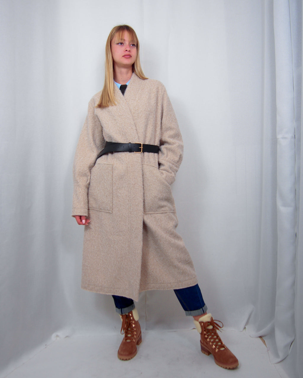 CAPPOTTO TIPO LANA COTTA  TOPAZIO