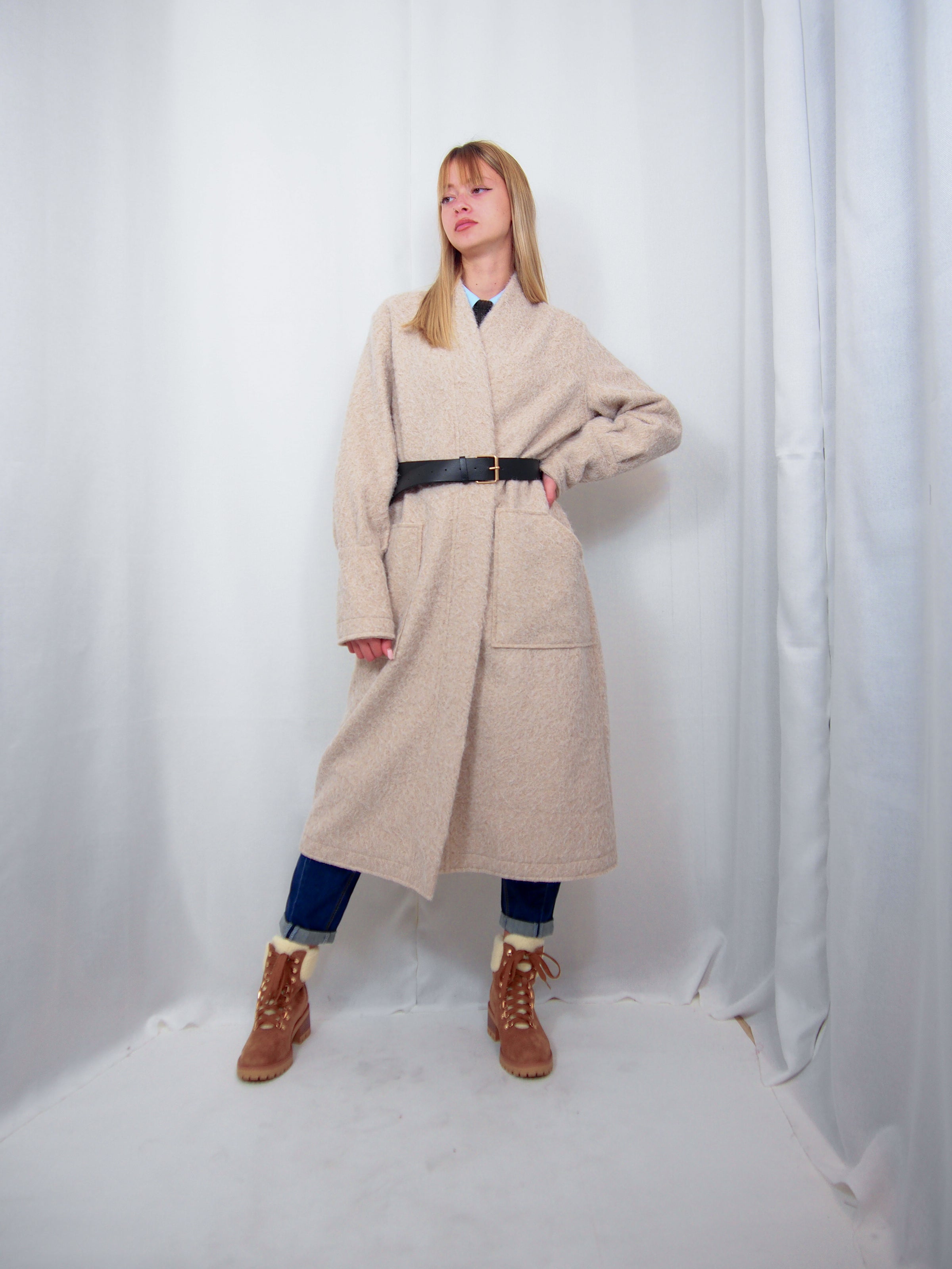 CAPPOTTO TIPO LANA COTTA  TOPAZIO