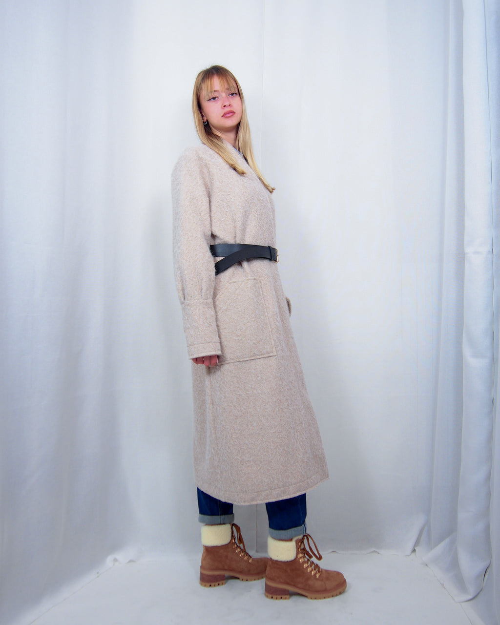 CAPPOTTO TIPO LANA COTTA  TOPAZIO