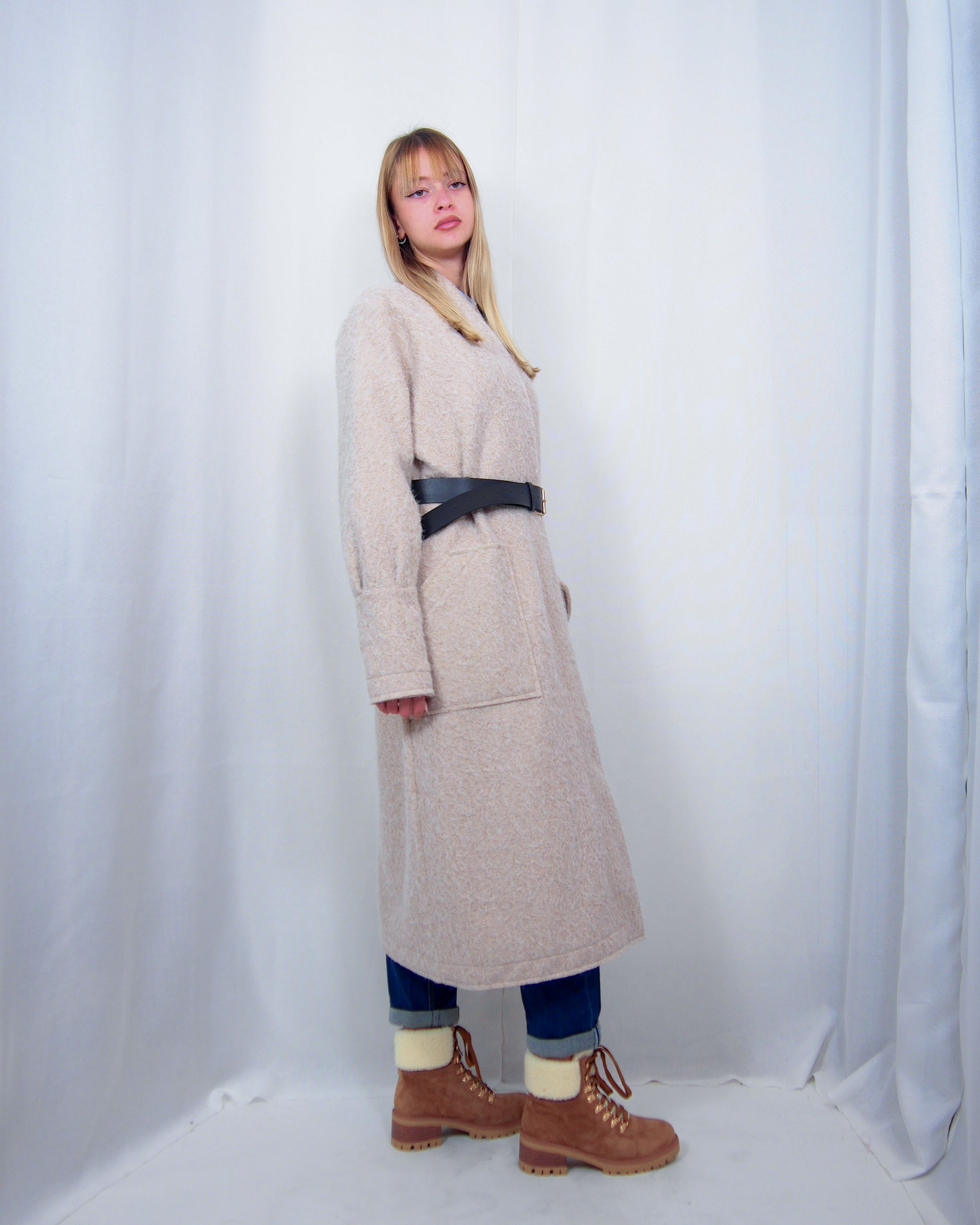 CAPPOTTO TIPO LANA COTTA  TOPAZIO