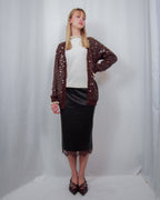 Cardigan in maglia con Paillettes SUSY MIX