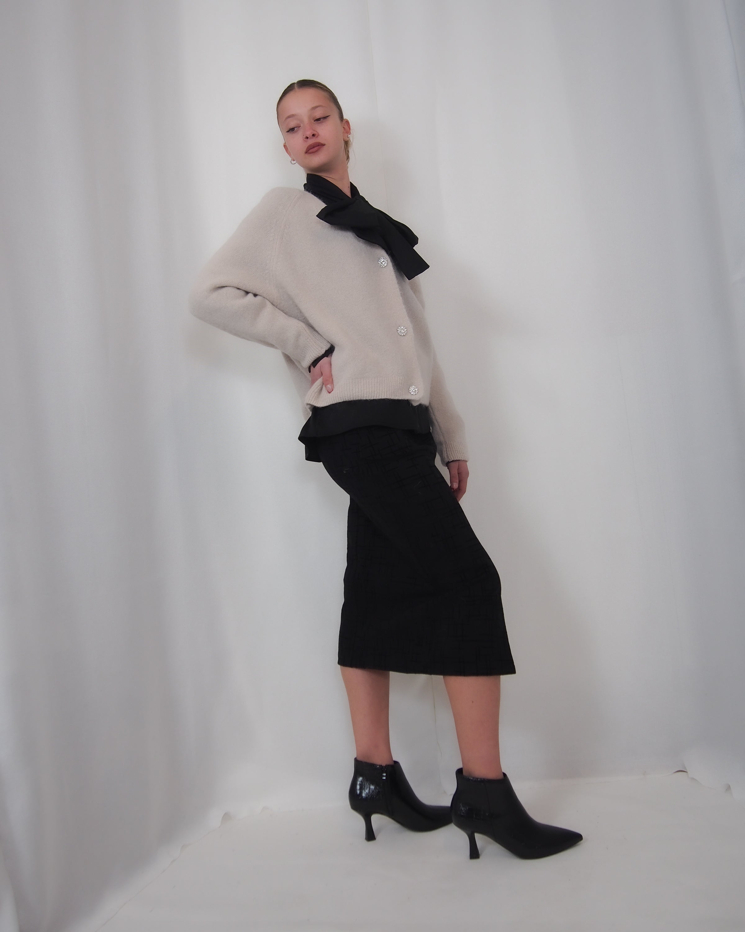 LONGUETTE  CON TEXTURE JACQUARD