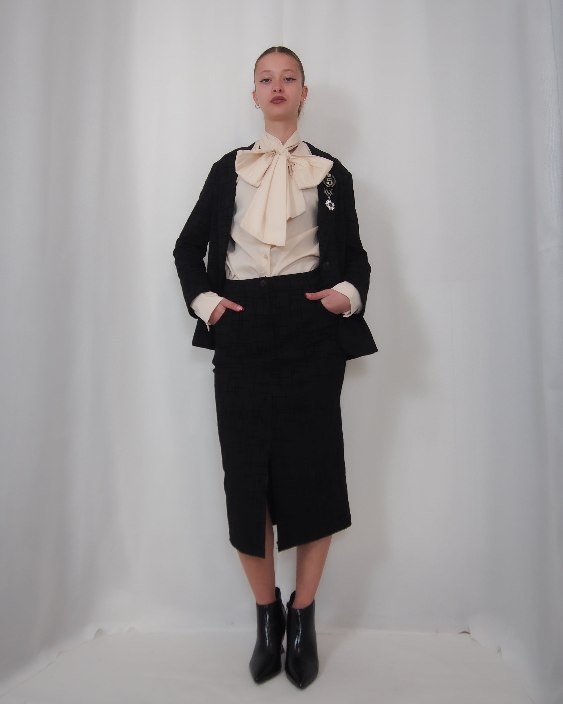 LONGUETTE  CON TEXTURE JACQUARD