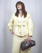 Giacca in ecopelle "Yellow"