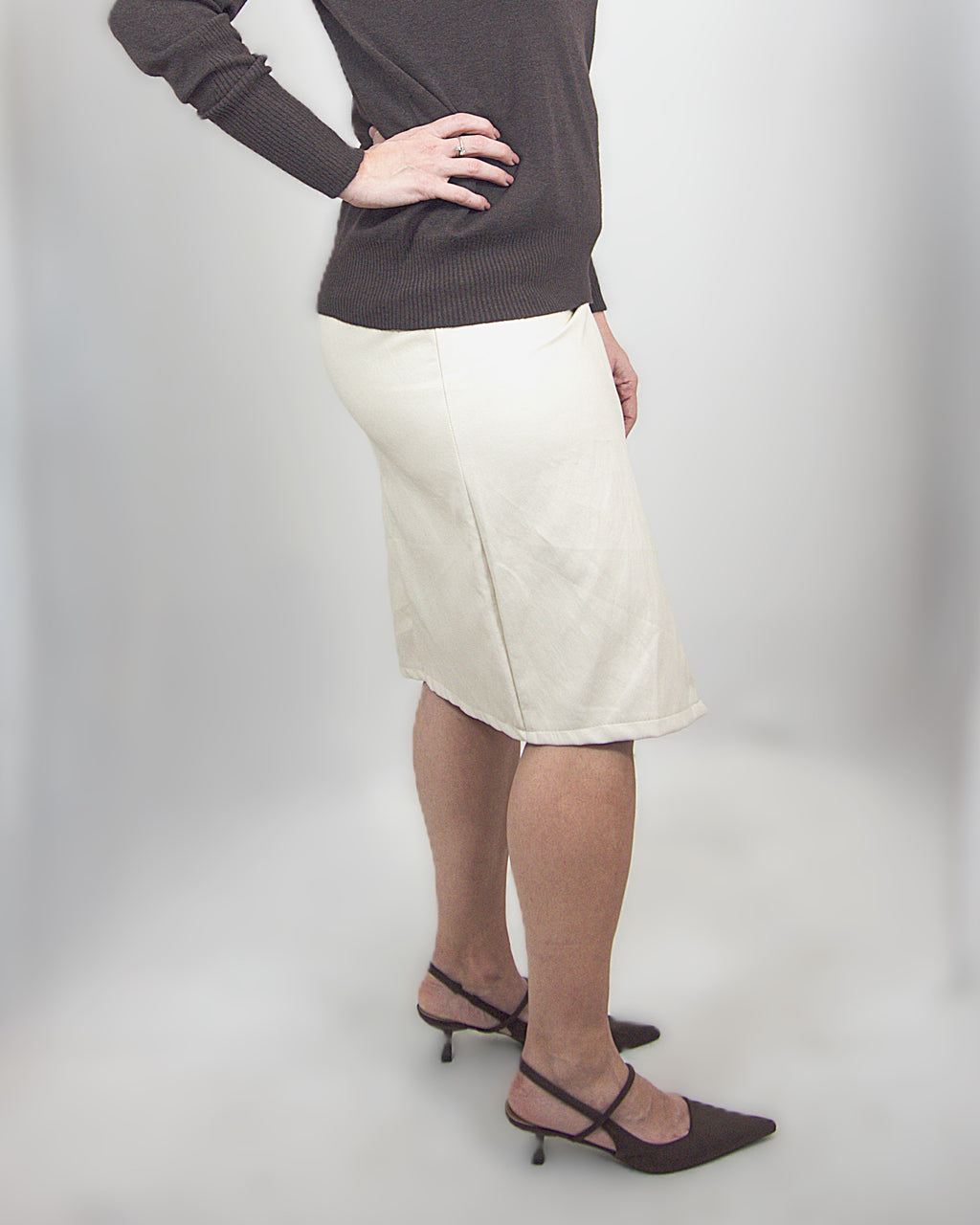 Gonna in ecopelle "TULIPANO"