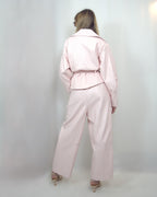 Giacca in ecopelle Rosa