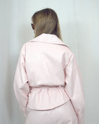 Giacca in ecopelle Rosa