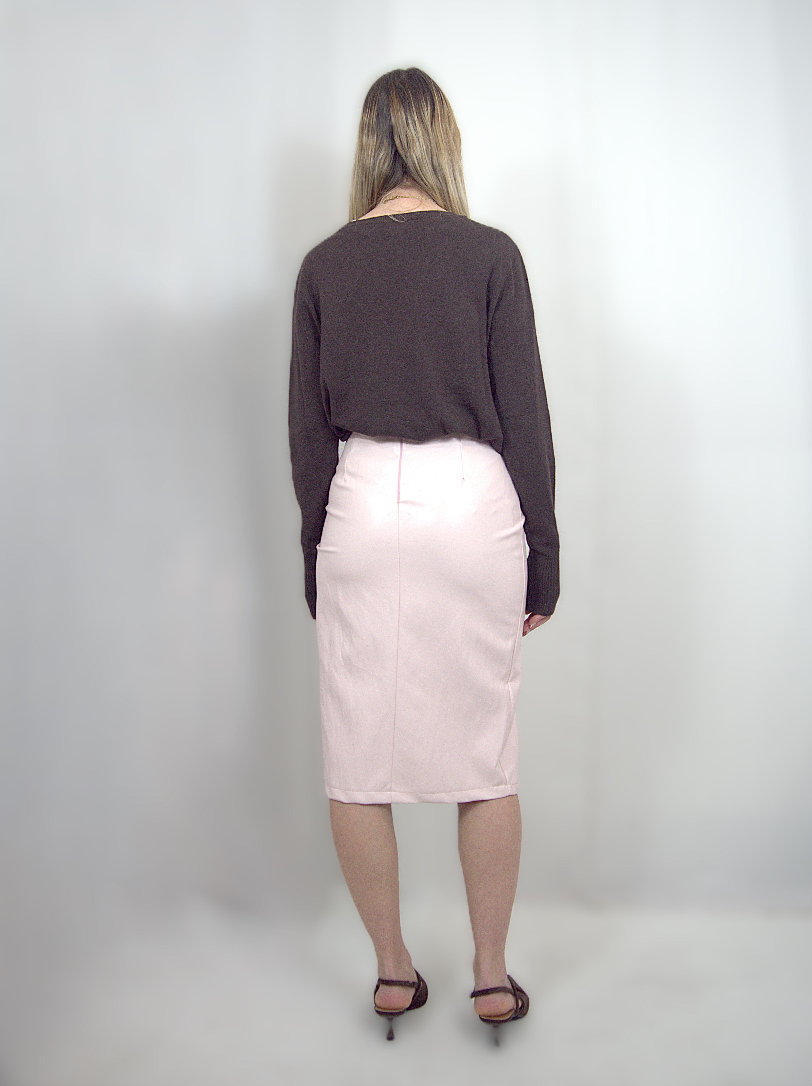 Gonna in ecopelle "TULIPANO"