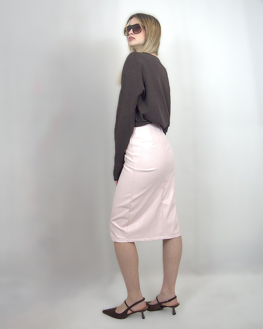 Gonna in ecopelle "TULIPANO"