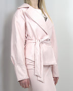 Giacca in ecopelle Rosa