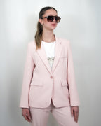 Blazer tessuto fluido Rosa