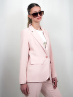 Blazer tessuto fluido Rosa