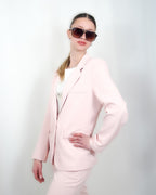 Blazer tessuto fluido Rosa