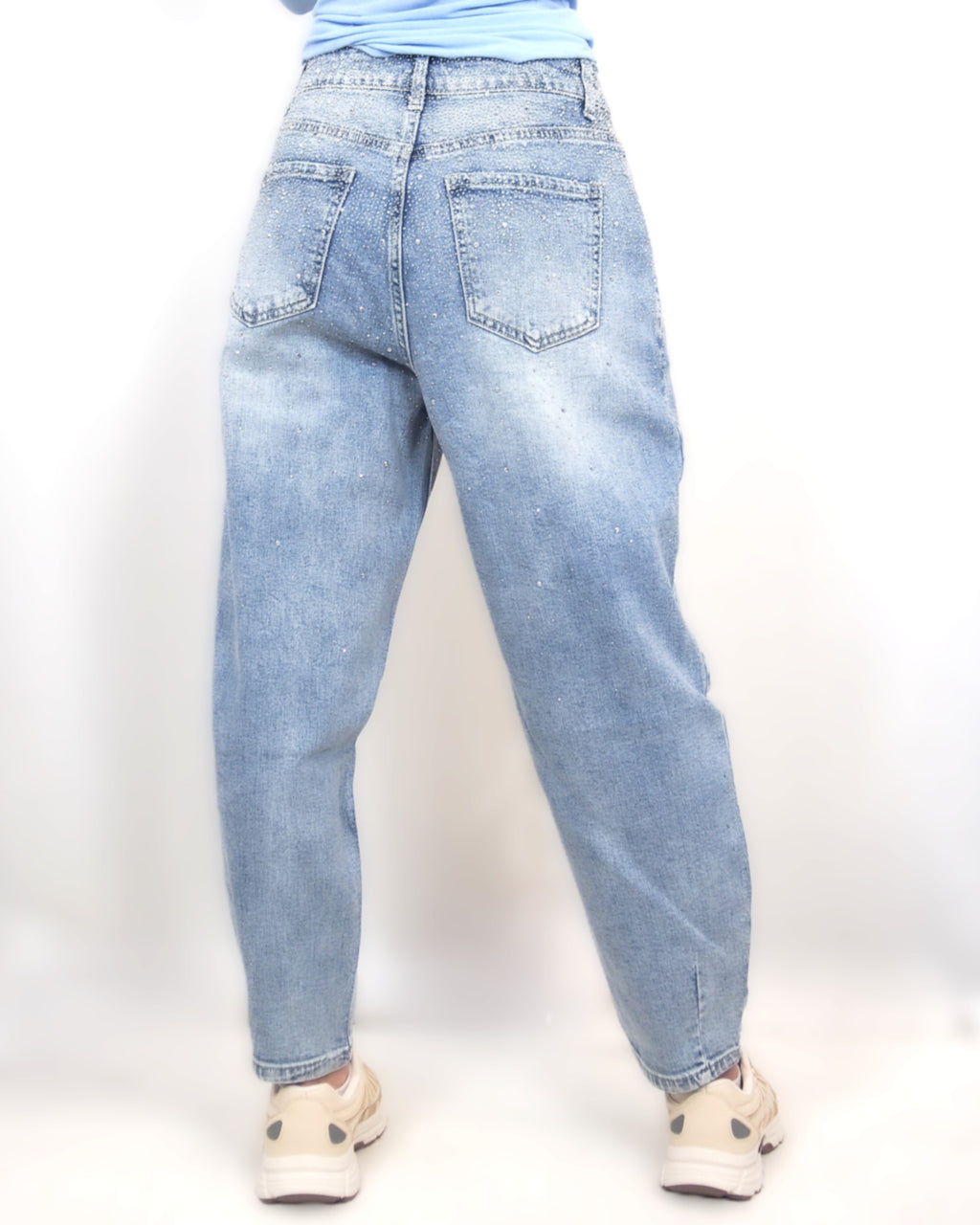 JEANS Donna impreziosito con stass