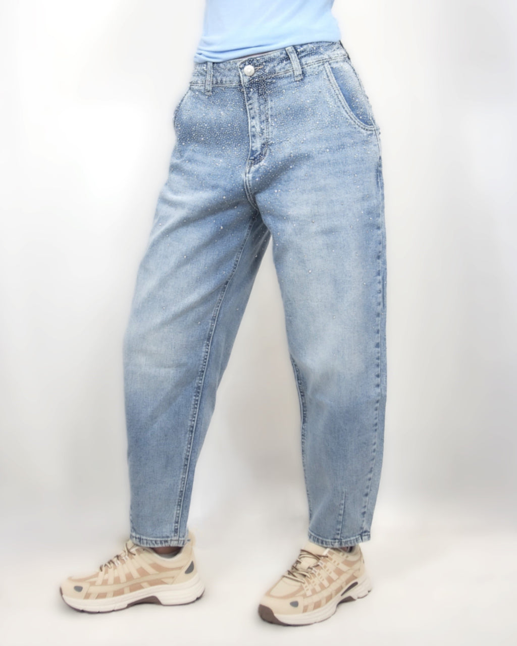 JEANS Donna impreziosito con stass