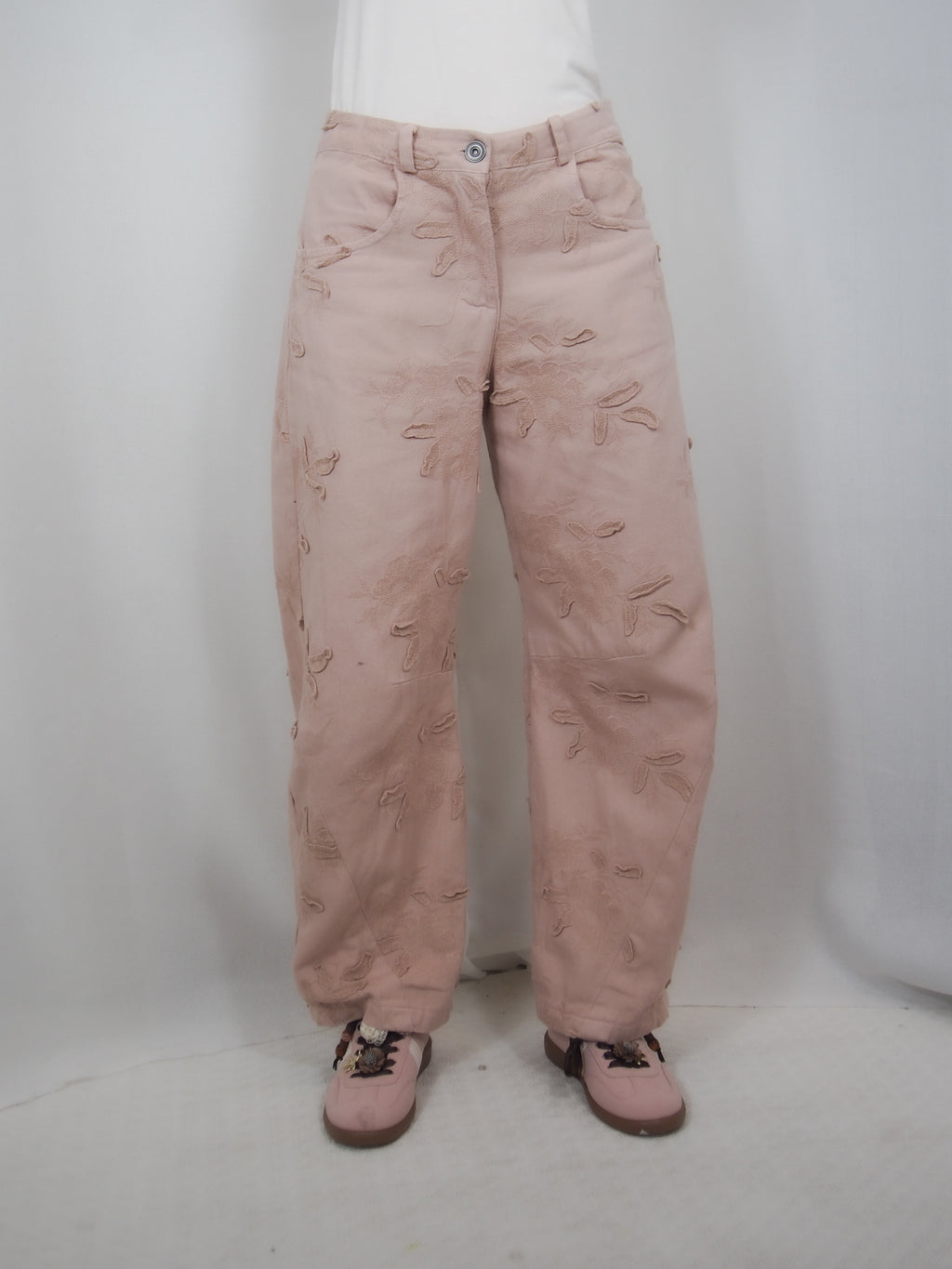 Jeans "Susy Mix fiore rosa"