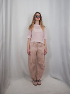 Jeans "Susy Mix fiore rosa"