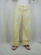 Jeans "Susy Mix  fiore giallo"