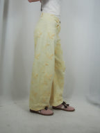 Jeans "Susy Mix  fiore giallo"
