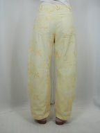 Jeans "Susy Mix  fiore giallo"