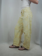 Jeans "Susy Mix  fiore giallo"