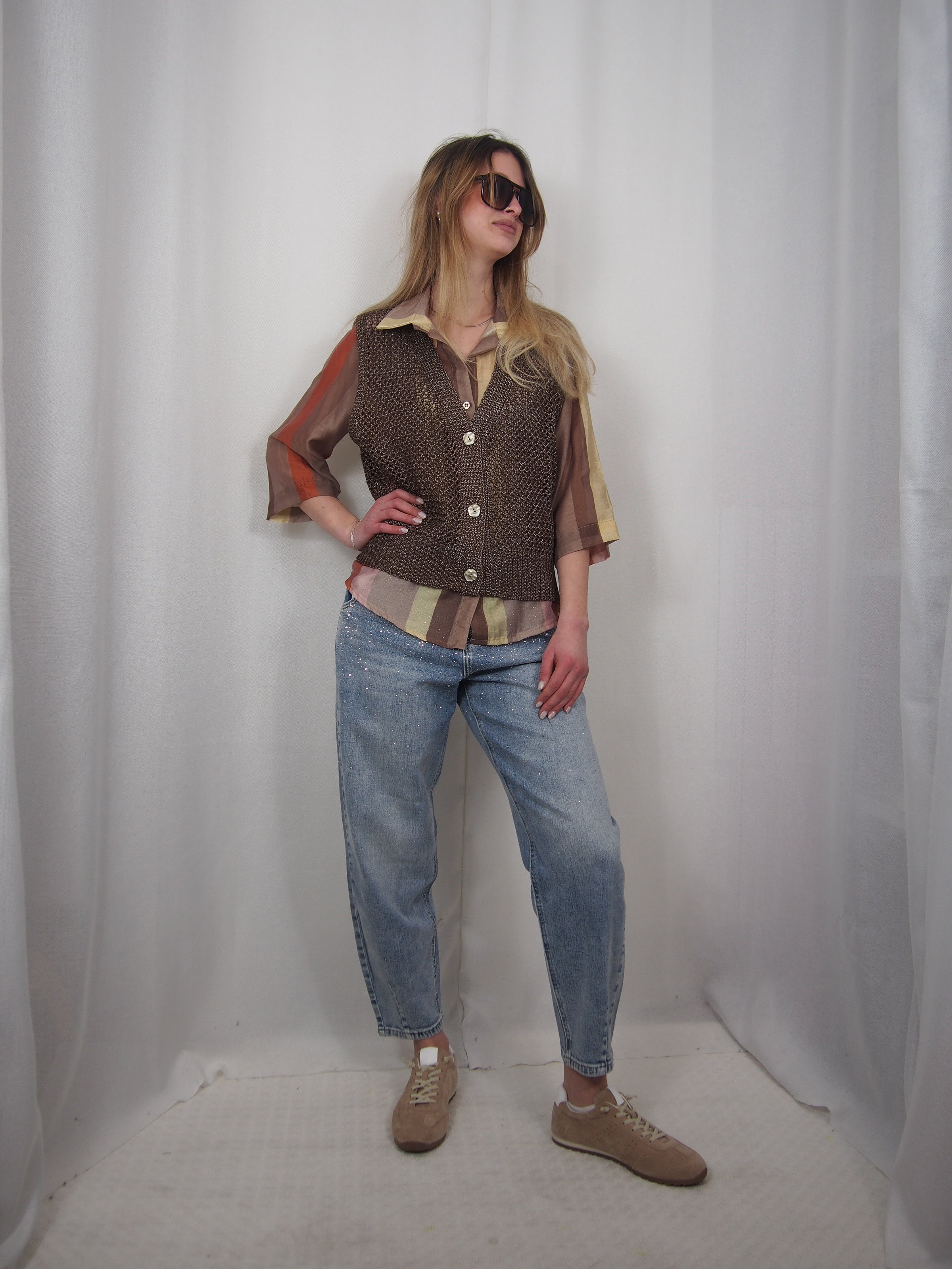 GILET  traforato "Carlotta"