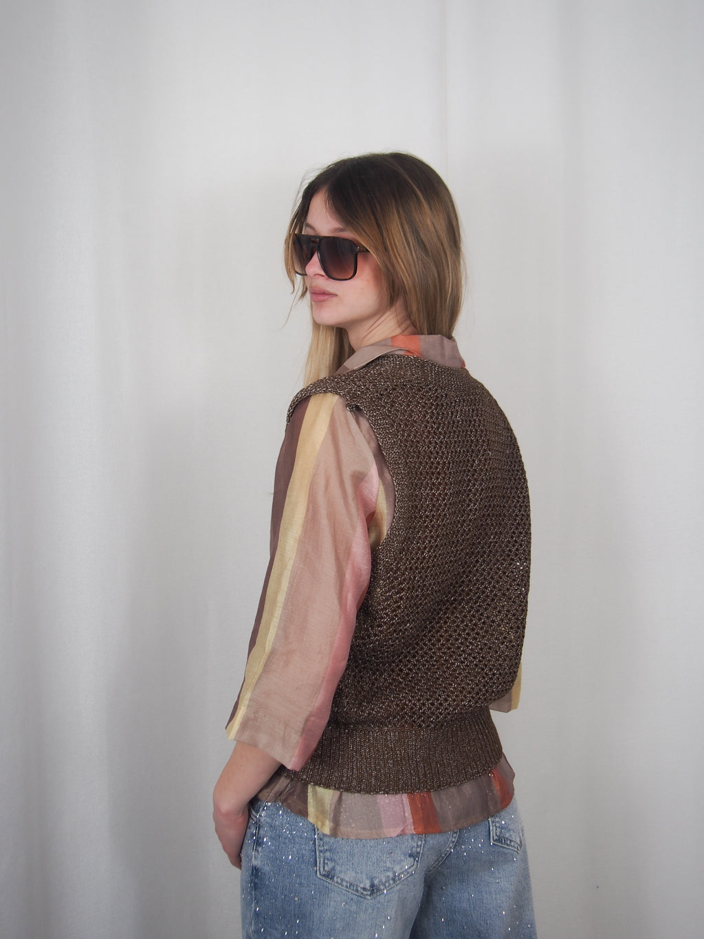 GILET  traforato "Carlotta"