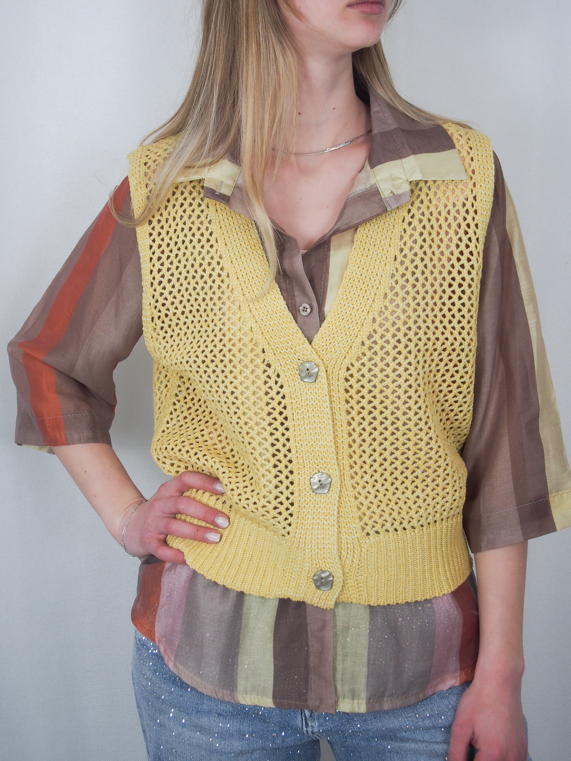 GILET traforato "Carlotta"