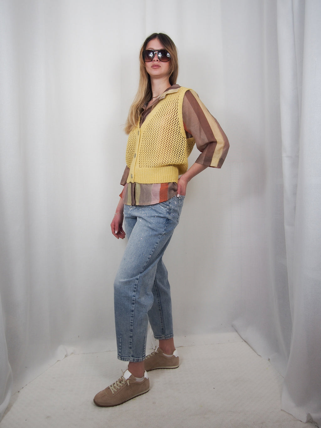 GILET traforato "Carlotta"